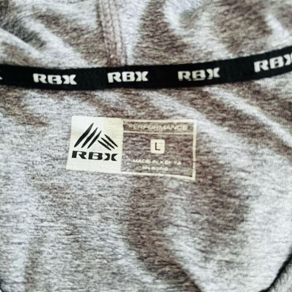 RBX Performance gray/black trim hoodie size L. - Picture 7 of 7